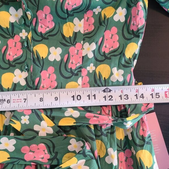 Ivy City Sutton Dress in Citrus Retro Cottage Fit Flare Rockabilly Modest NEW 0 - Picture 7 of 10